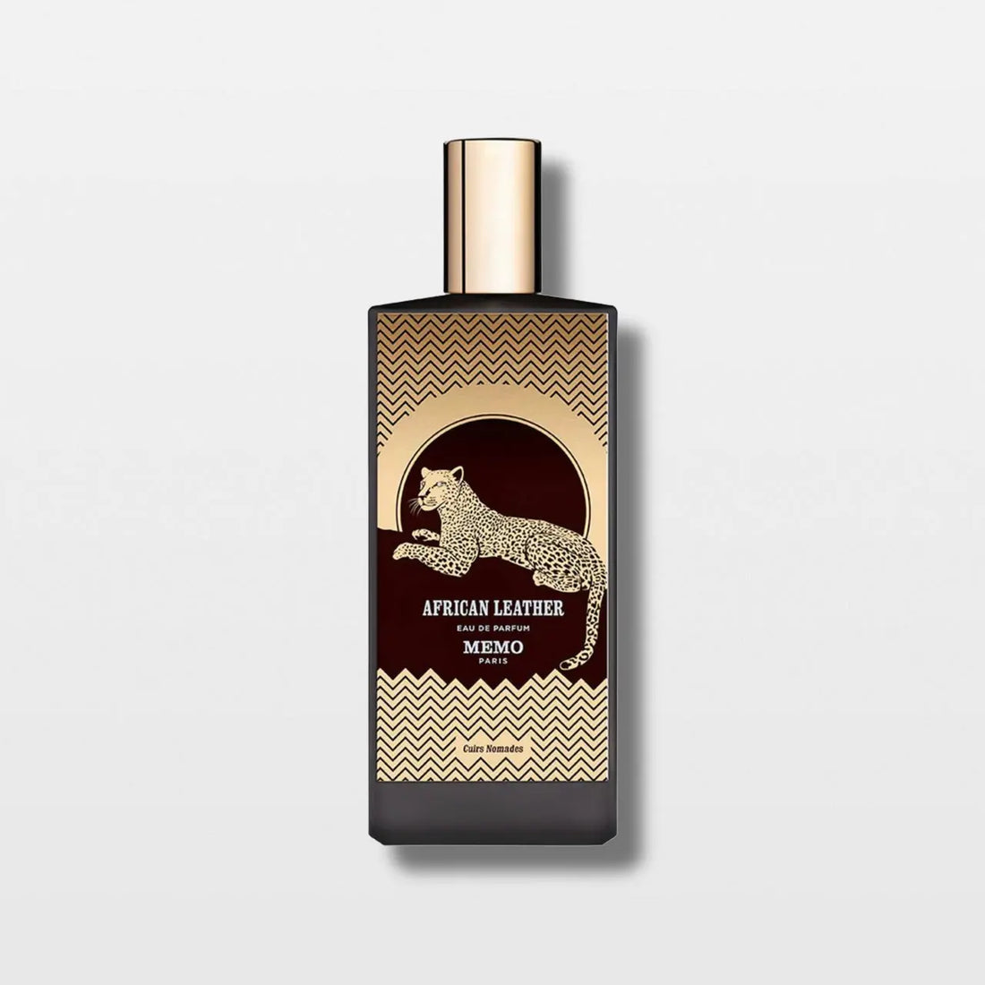 בקבוק בושם African Leather Memo Paris – צילום חזית