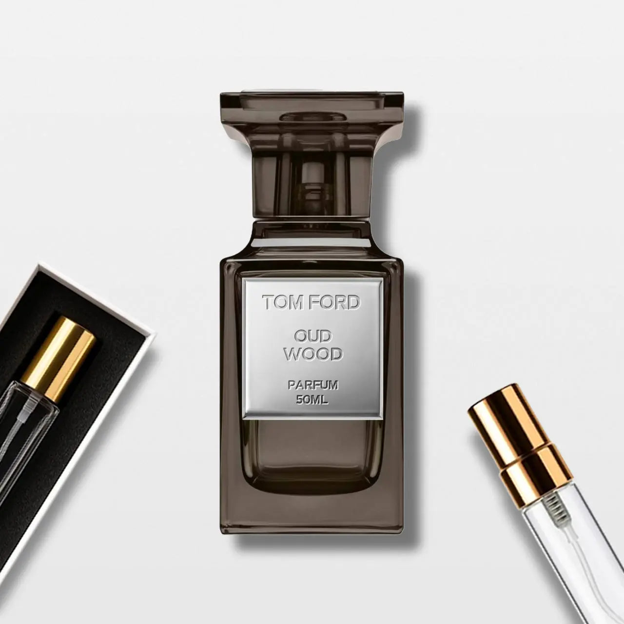 דיקנט Oud Wood Parfum Tom Ford – בקבוקון ספריי להתנסות